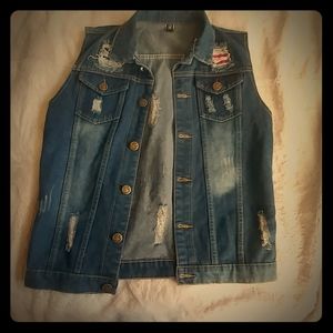 Denim vest